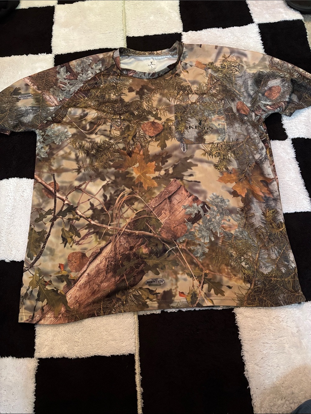 Kings Camo Short Sleeve Shirt - Brown/Green